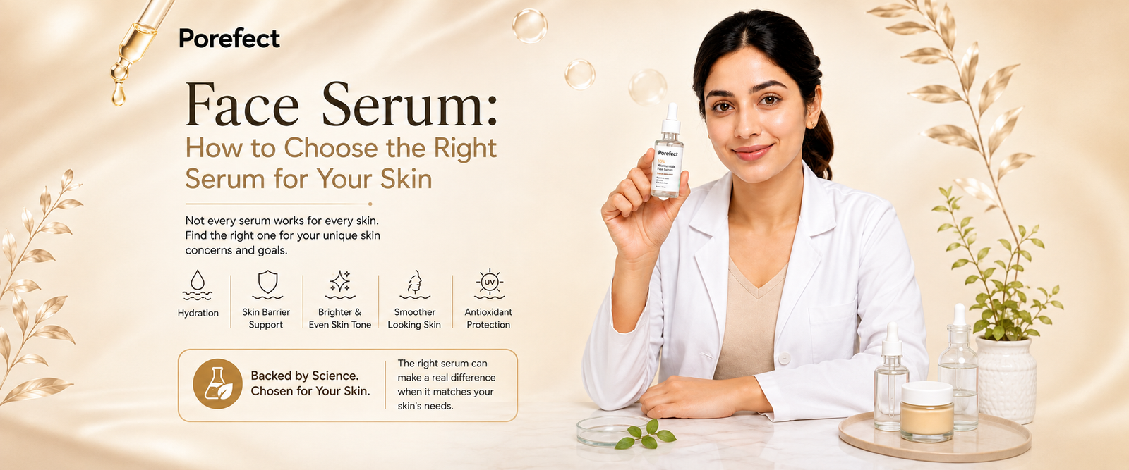 Face serum for different skin concerns and skin types