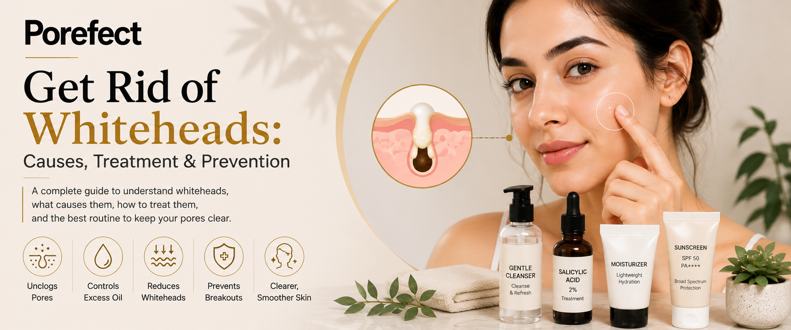 Get rid of whiteheads causes treatment and prevention