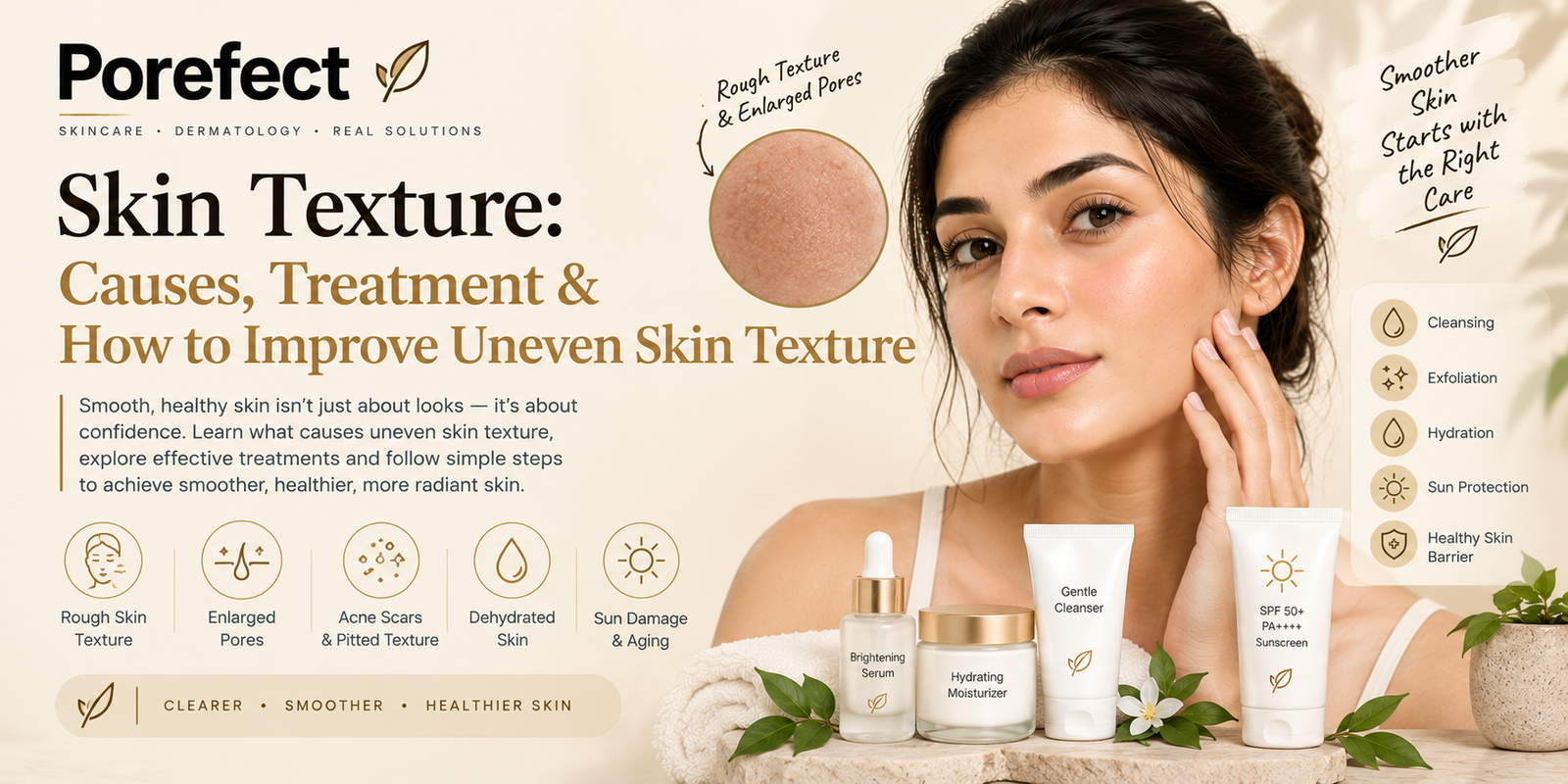 skin texture treatment for smoother looking skin