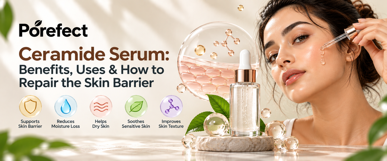 ceramide serum for skin barrier support