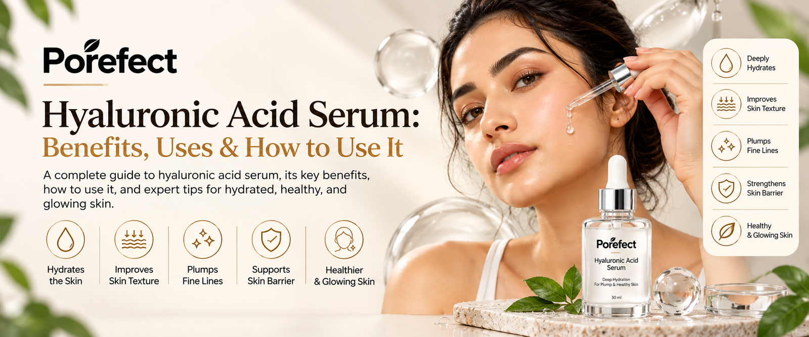 hyaluronic acid serum for skin hydration