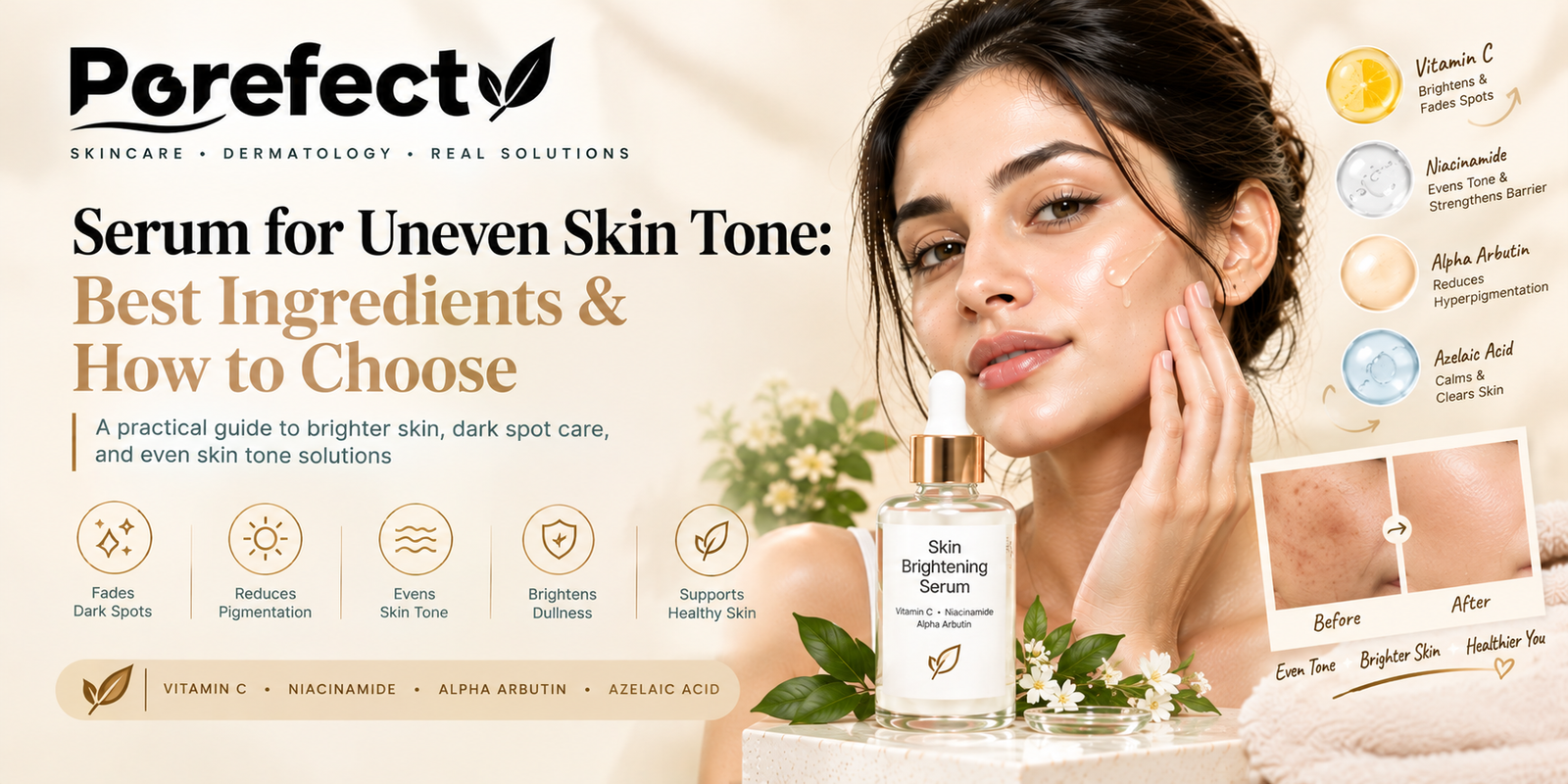 serum for uneven skin tone and pigmentation care